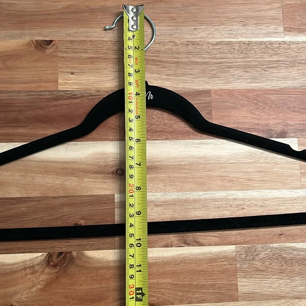 Set of 11 “Mr” Velvet No Slip Hangers